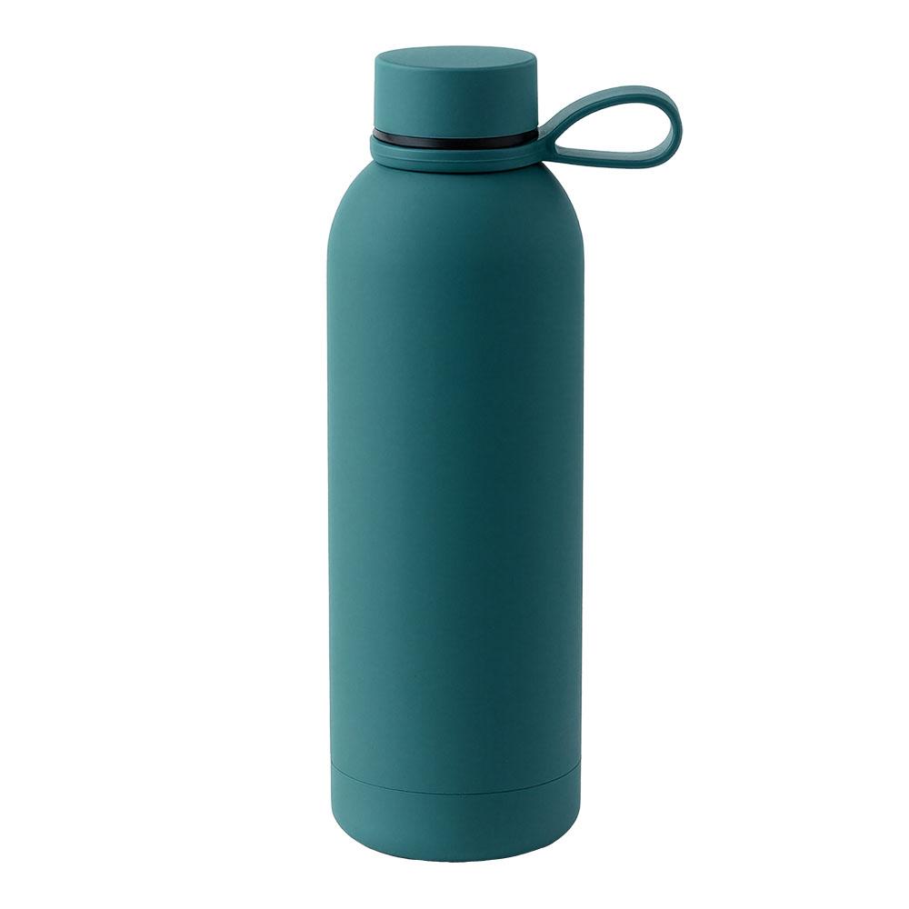 Bottiglia termica in acciaio inossidabile con finitura gommata da 500 ml Bottiglia termica in acciaio inossidabile con finitura gommata da 500 ml